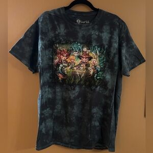 Alice in Wonderland Graphic T-Shirt Get Down Art Sinister Fabels Size L